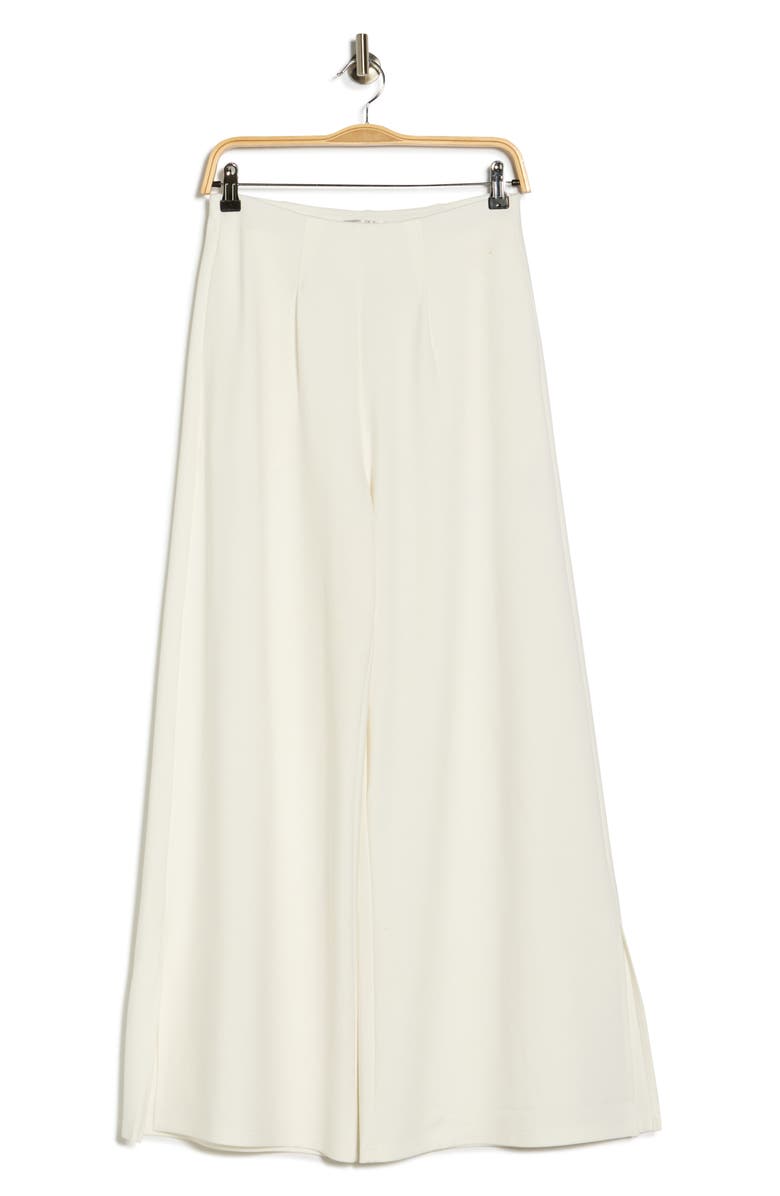 PATRIZIA LUCA Side Pocket Wide Leg Pants, Alternate, color, Off White