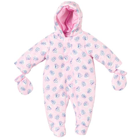 Minnie Mouse Hooded Footed One Piece Pram