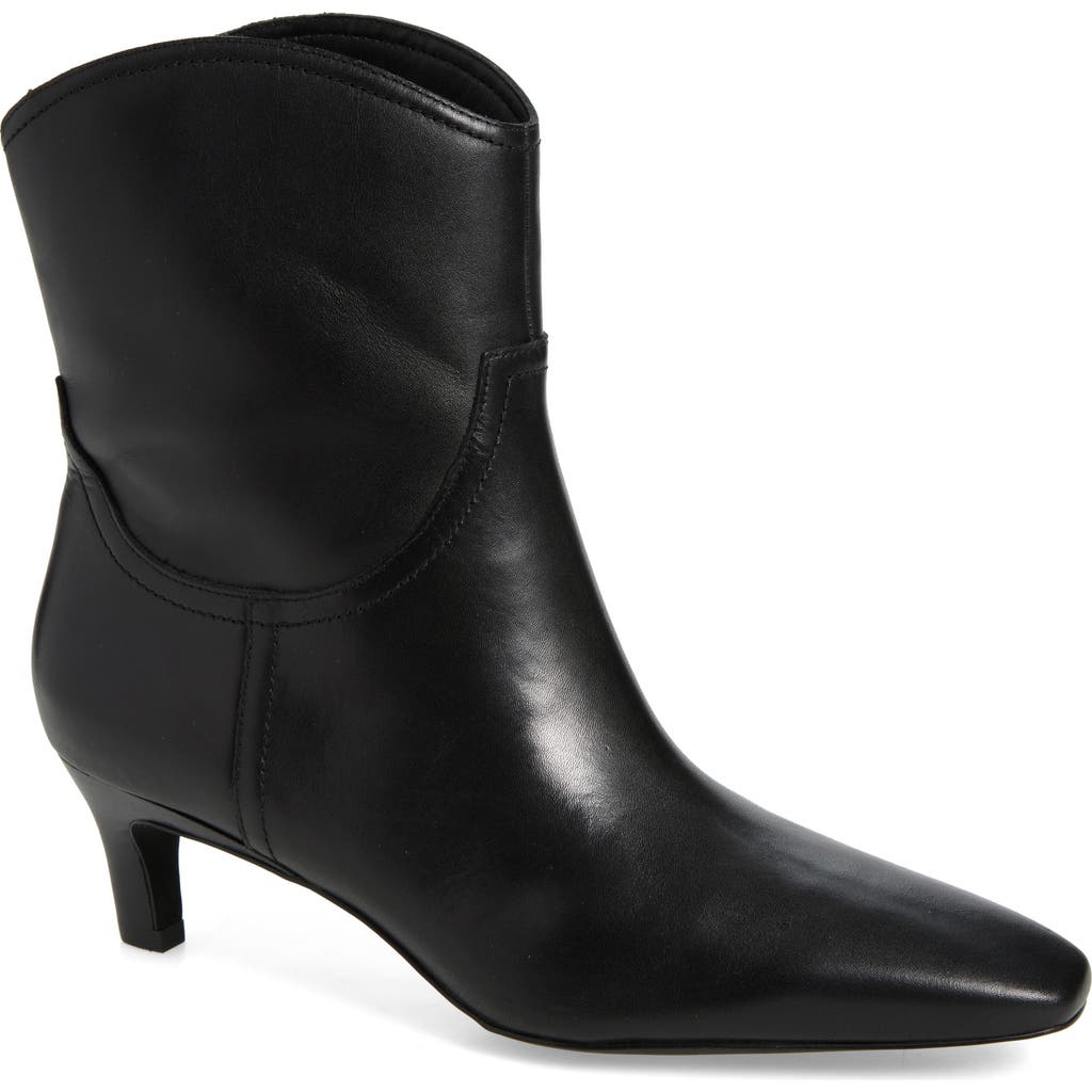 Nordstrom Atema Kitten Heel Bootie In Black