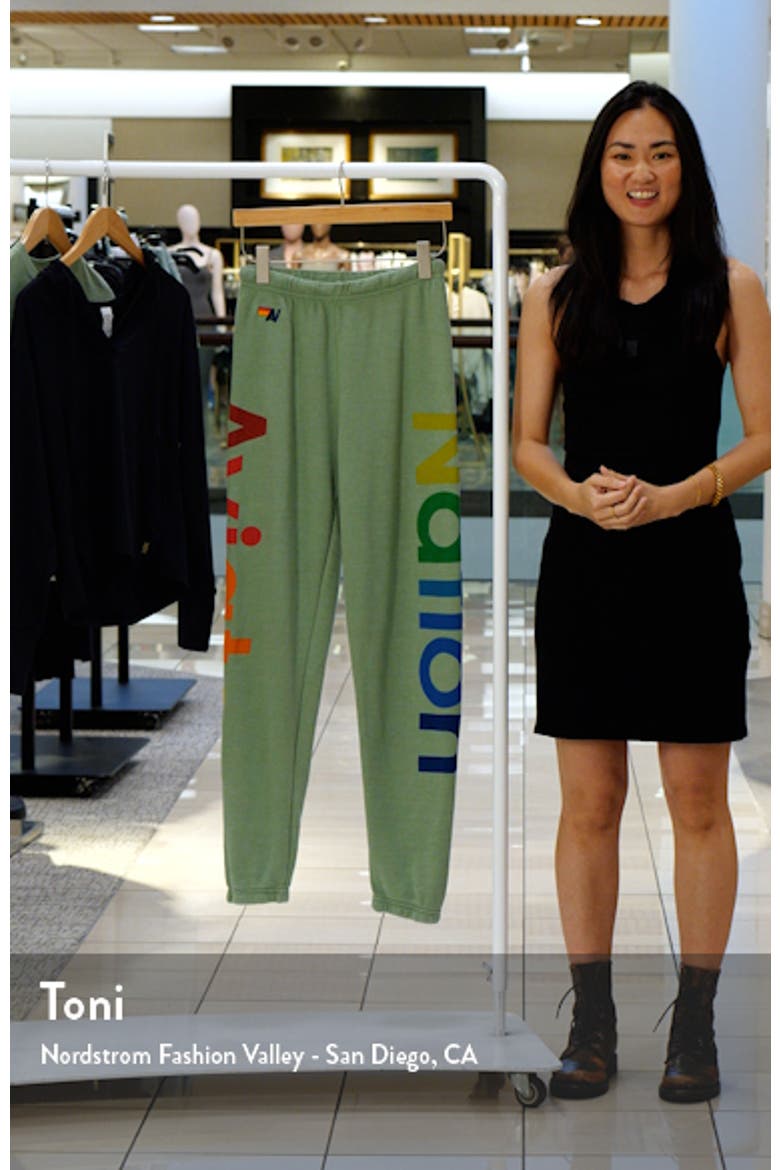 Rainbow Logo Sweatpants video
