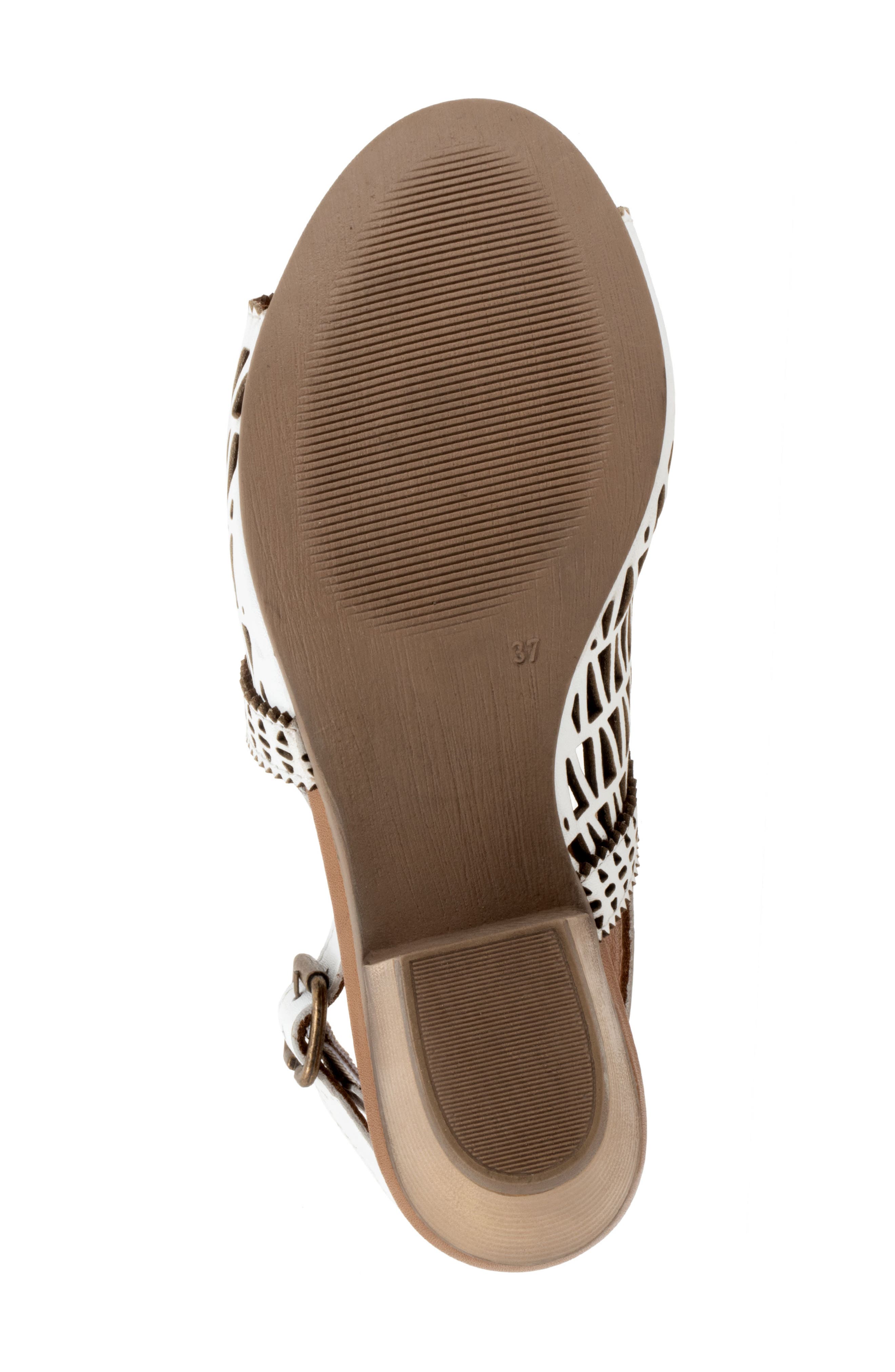 Bueno Lia Slingback Sandal, Alternate, color, White