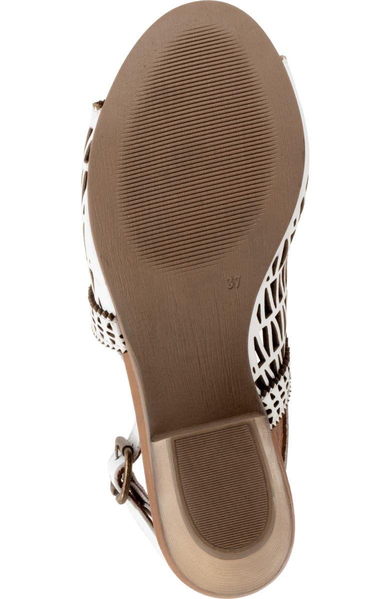 Bueno Lia Slingback Sandal, Alternate, color, White