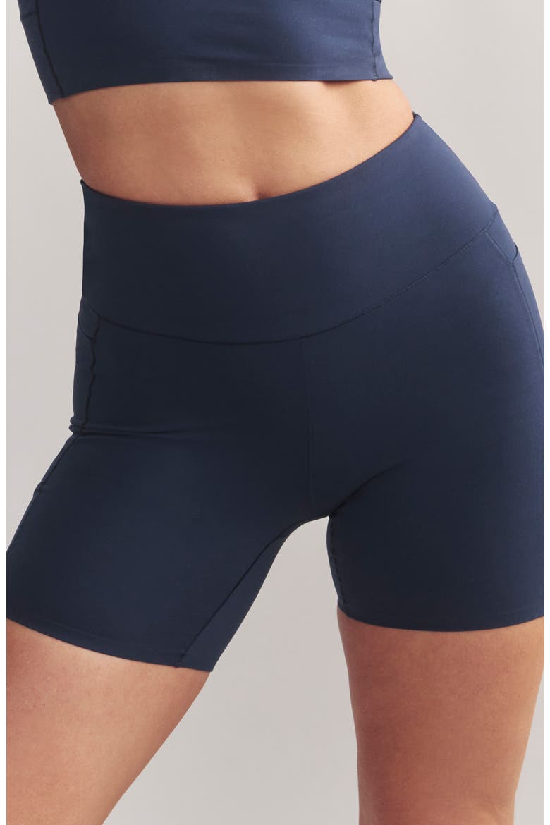 Revive Pocket Bike Shorts, Alternate, color, NAVY BLUE