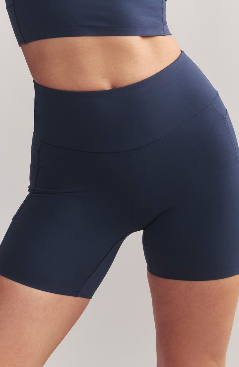 Rhone Revive Pocket Bike Shorts, Alternate, color, Navy Blue