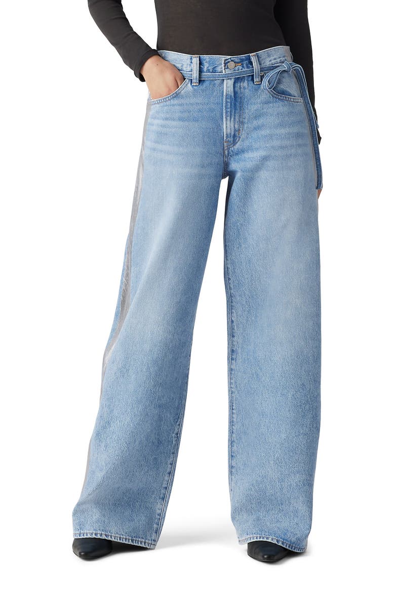 XL High Waist Straight Leg Jeans, Main, color, ME TIME