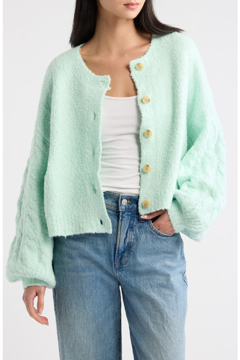 Thistle Knit Cardigan, Main, color, SALT AIR
