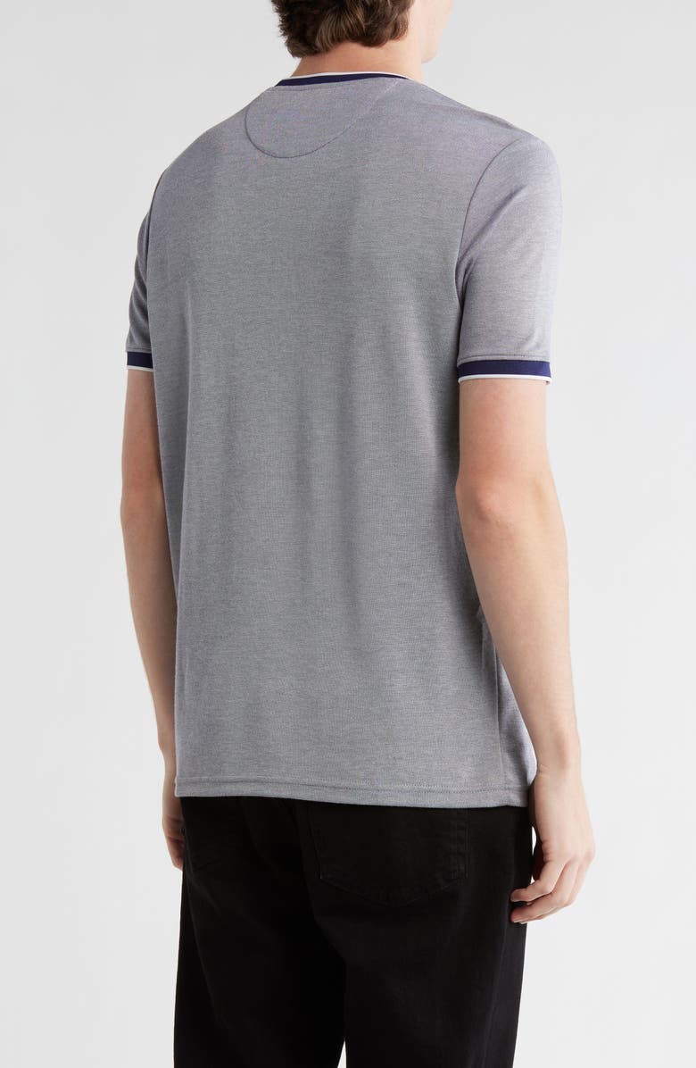 Cactus Man Tipped Crewneck Knit T-Shirt, Alternate, color, Navy