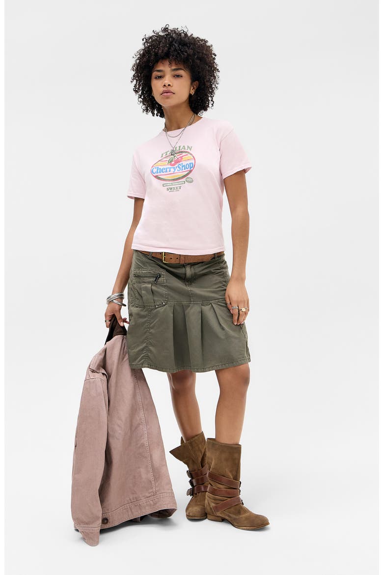 Italian Graphic Tee, Alternate, color, PINK