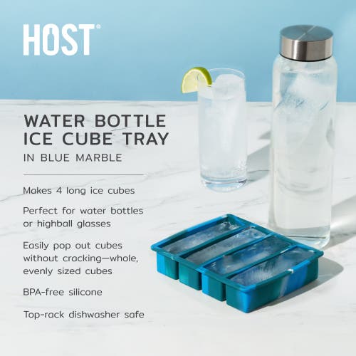 Host Water Bottle Ice Cube Tray In Blue