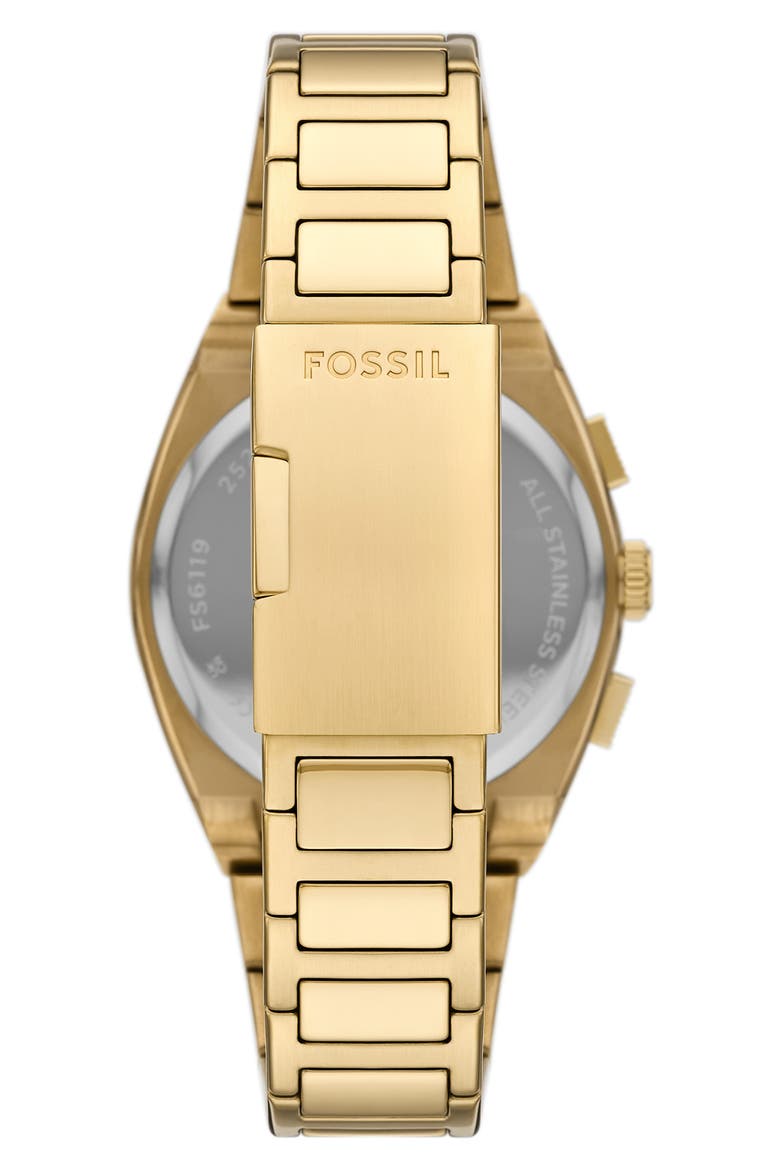Everett Chronograph Bracelet Watch, 44mm, Alternate, color, GOLD