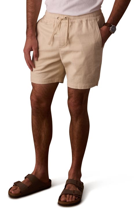 Texstretch Summer Drawstring Stretch Cotton Shorts