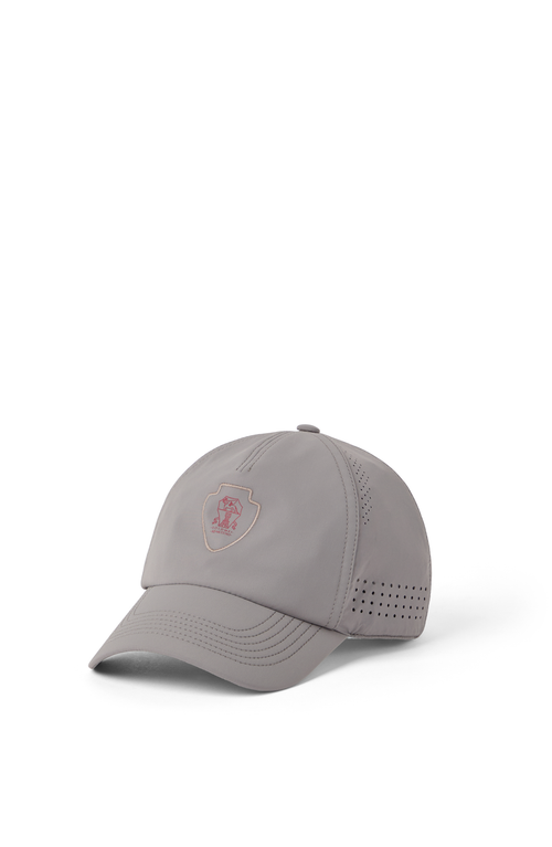 Brunello Cucinelli Baseball Cap With Logo In Grey