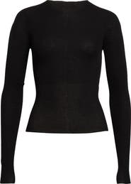 Rick Owens Virgin Wool Rib Sweater