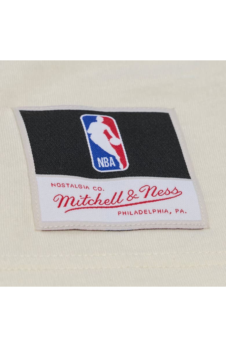 Mitchell & Ness Men's Mitchell & Ness Cream Utah Jazz Hardwood Classics Chainstitch Premium T-Shirt, Alternate, color, Cream
