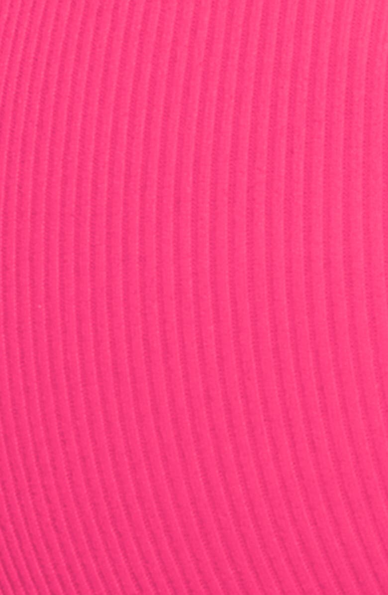 Becca Modern Edge Triangle Bikini Top, Alternate, color, Punch