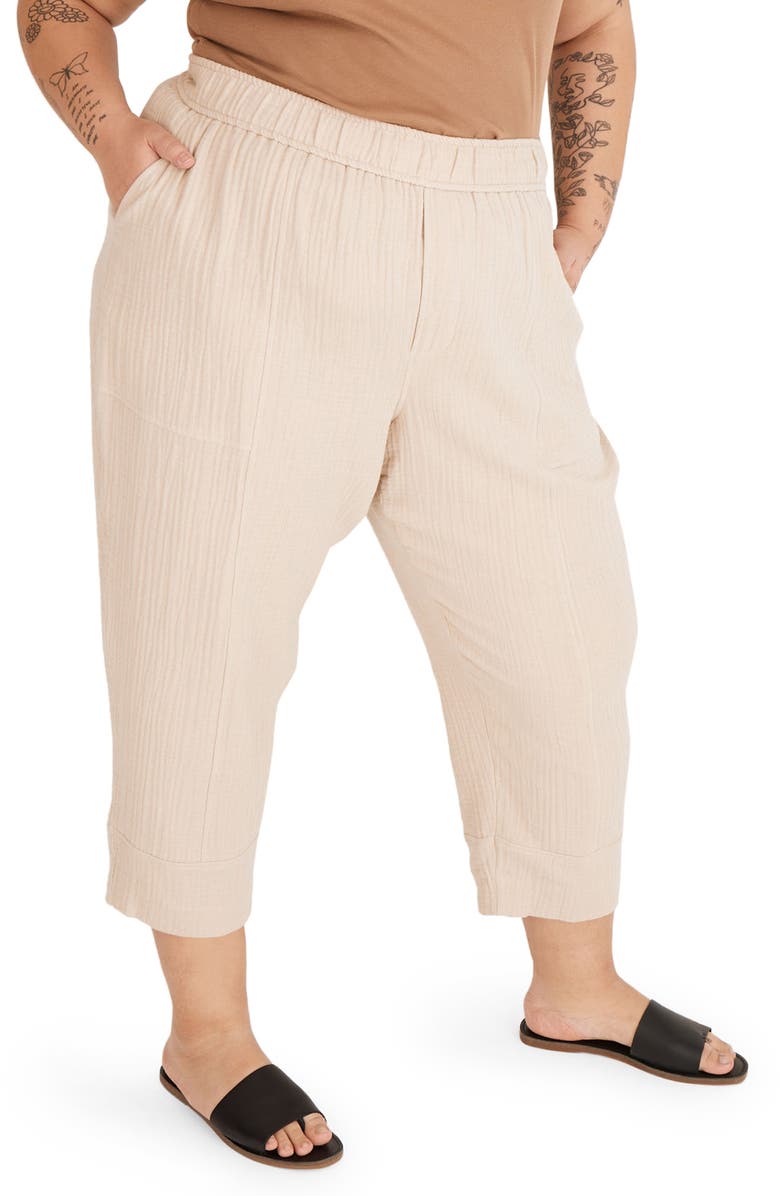 Madewell Lightspun Balloon Pants, Main, color,