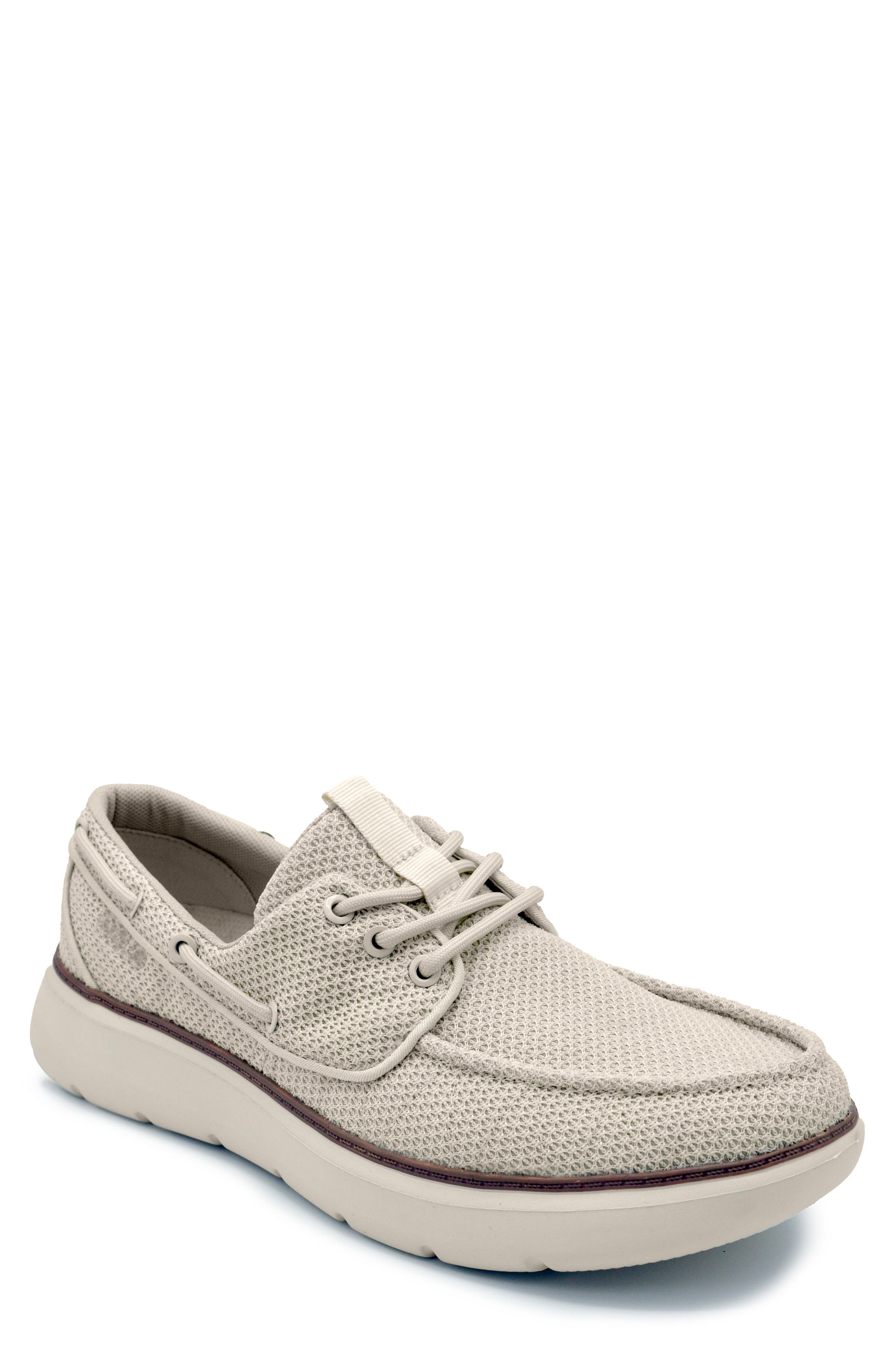 DELO Go Green Slip-On Boat Shoe, Main, color, Beige