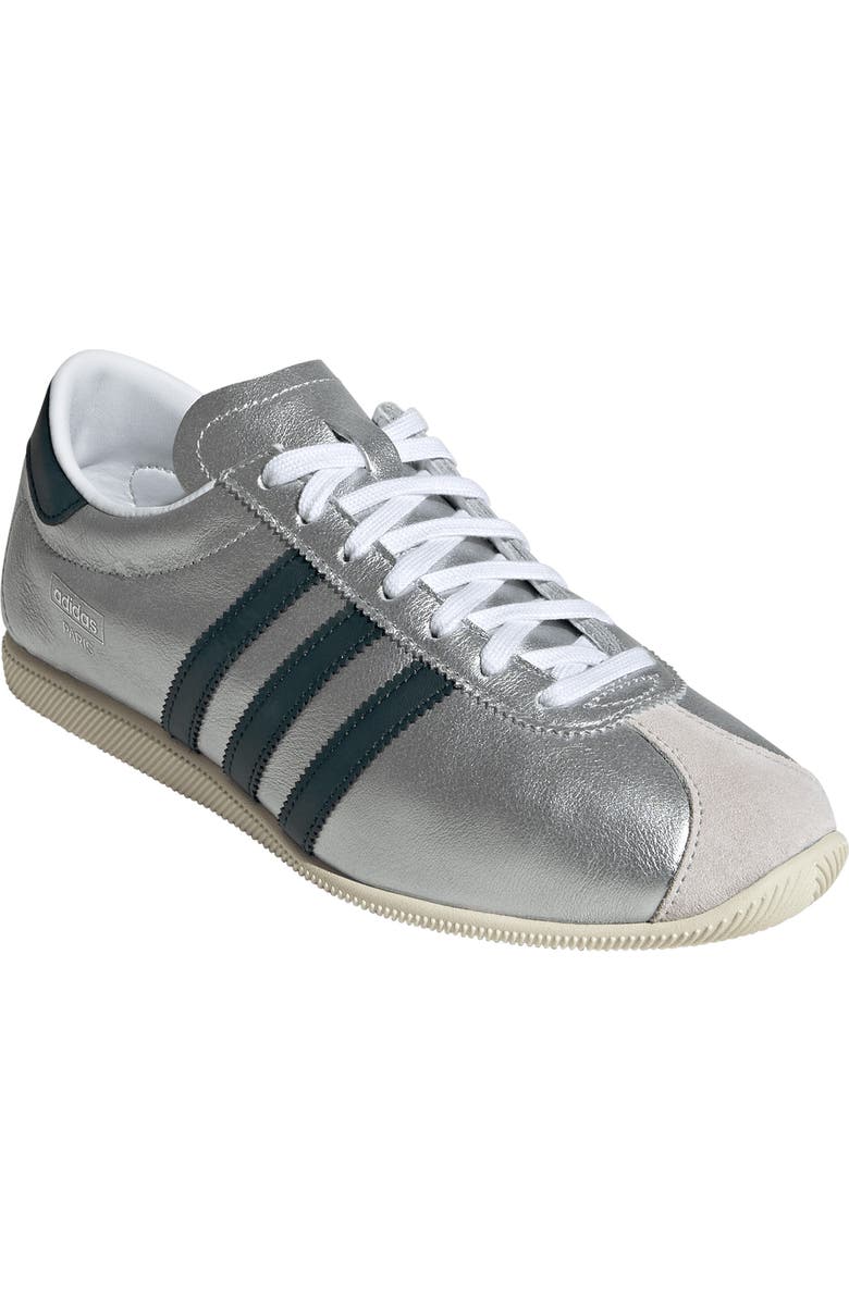 adidas Paris Sneaker, Main, color, Silver Met./ Ivy/ Cream