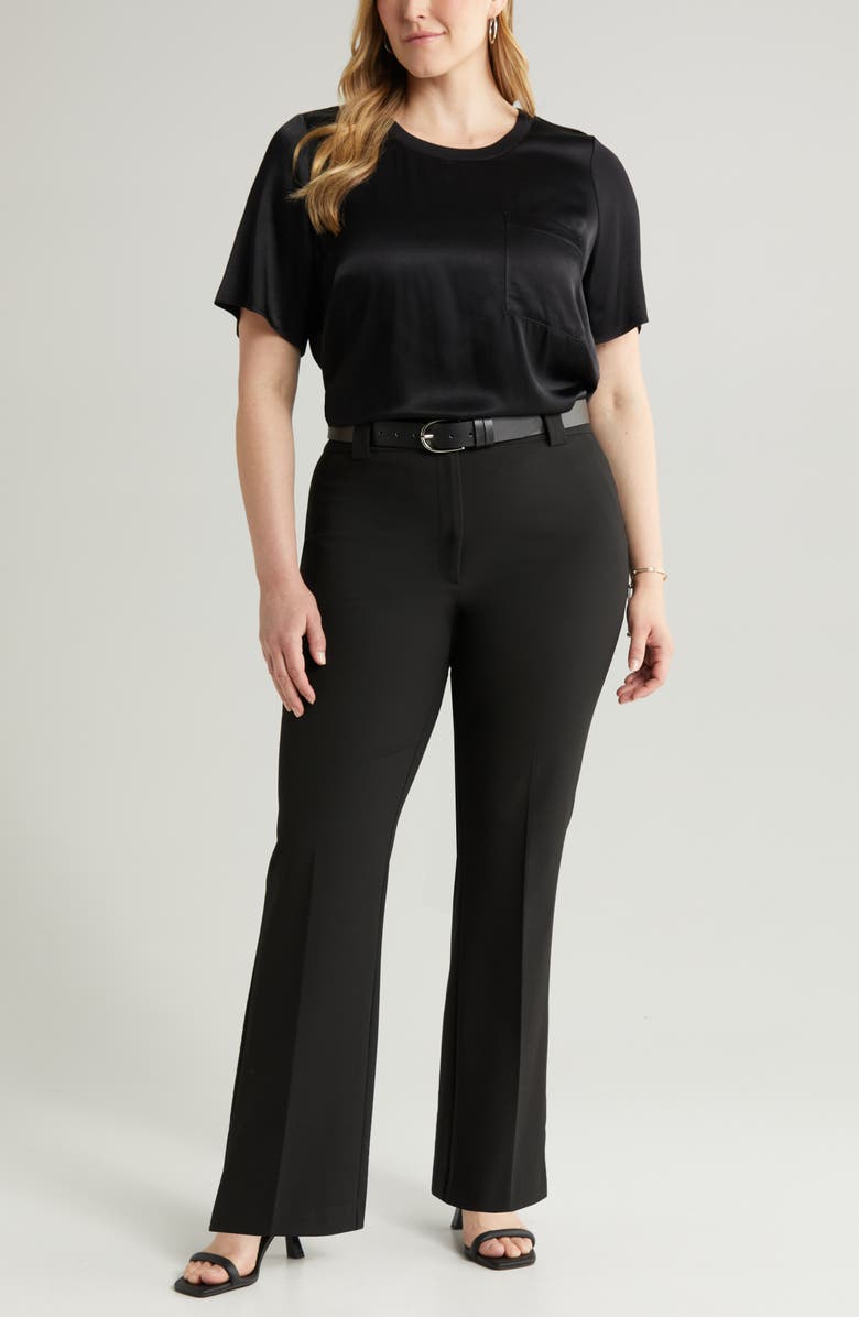 Nordstrom Slim Flare Pants, Alternate, color, 