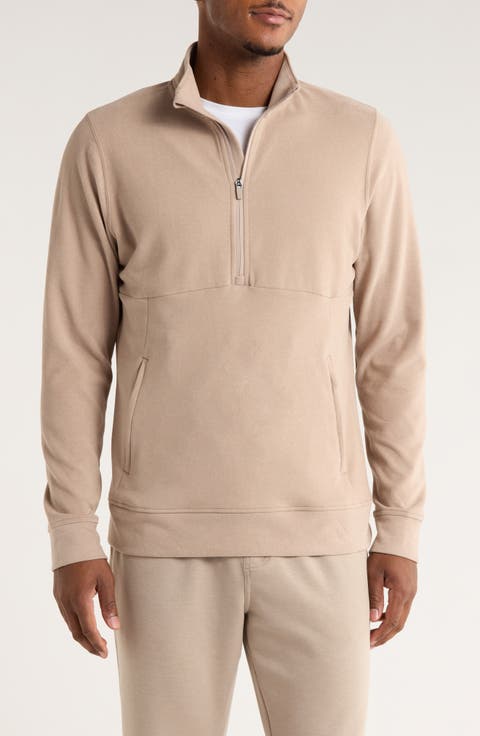Ultra Mélange Fleece Half Zip Sweatshirt