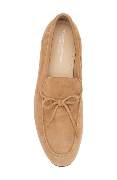 Stuart Weitzman Bennett Loafer In Brown