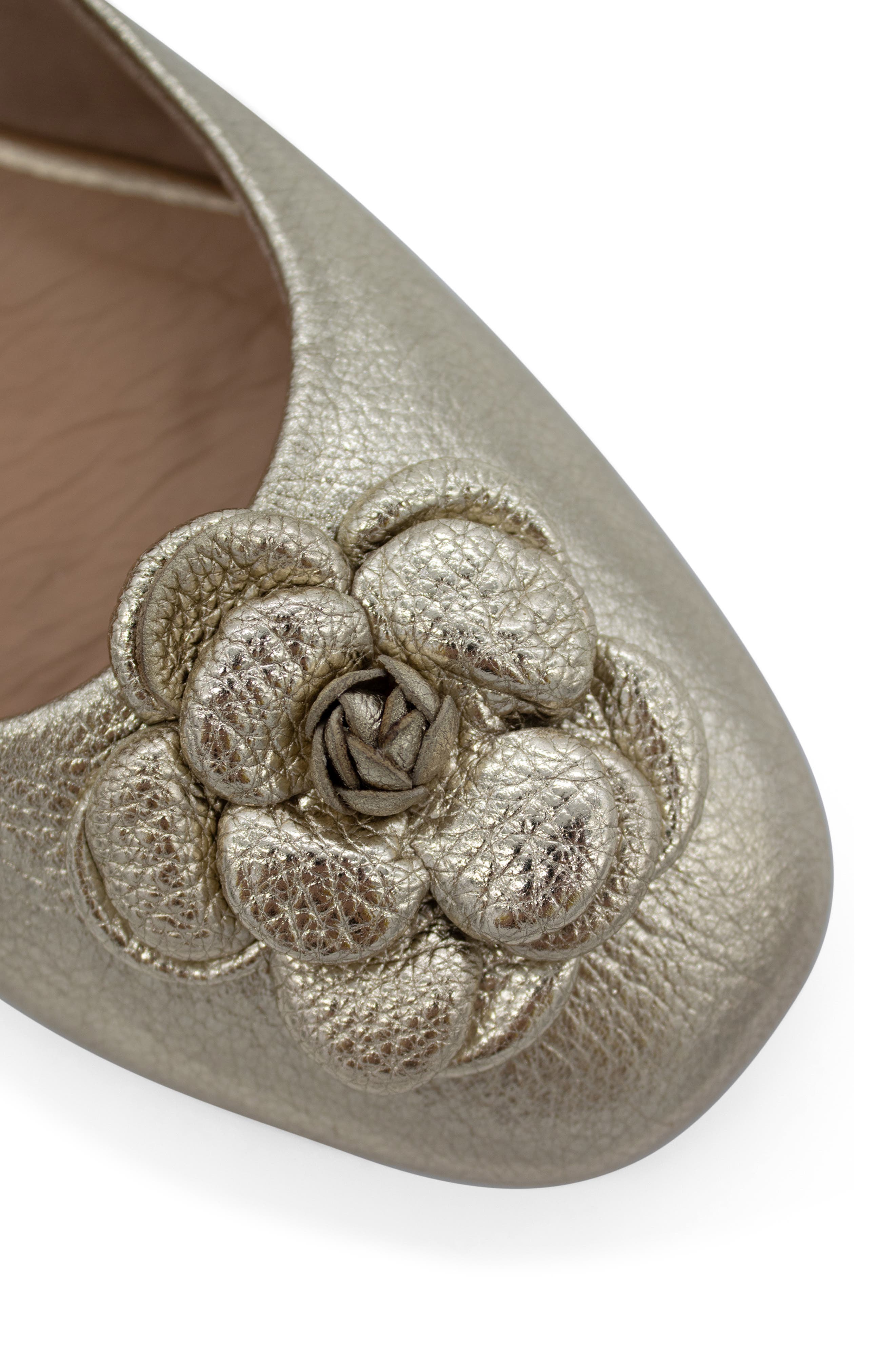 Botsamya Ballet Flat, Alternate, color, DOURADO