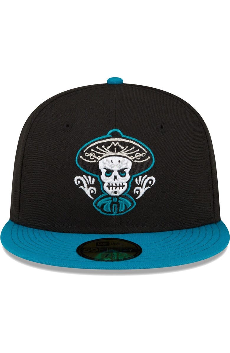 New Era Men's New Era Black Albuquerque Isotopes Copa De La Diversion 59FIFTY Fitted Hat, Alternate, color, Black