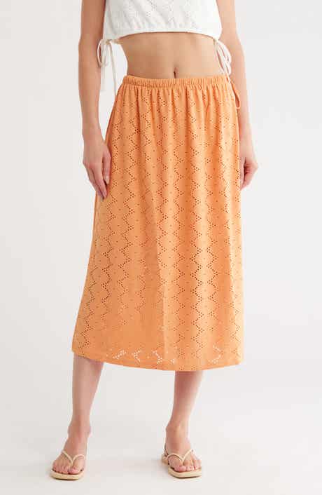 VERO MODA Kim Eyelet Maxi Skirt