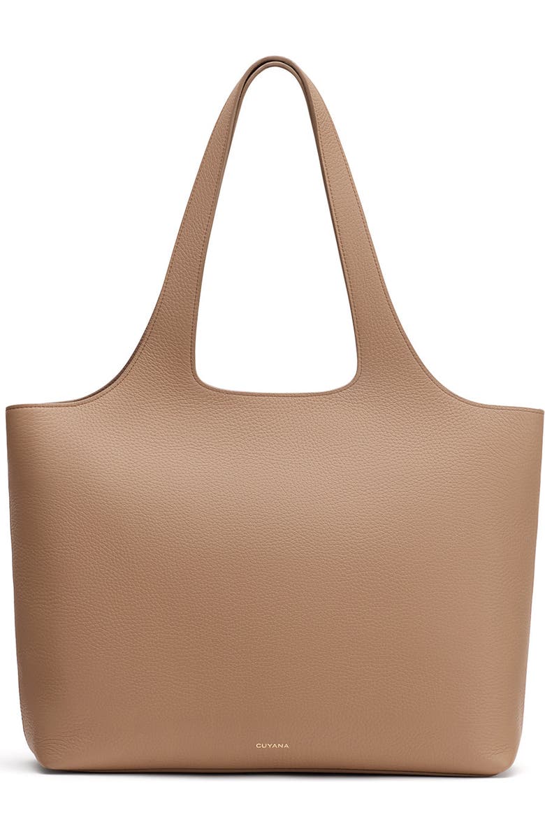 Cuyana System Zipper Tote 16-inch, Main, color, Cappuccino