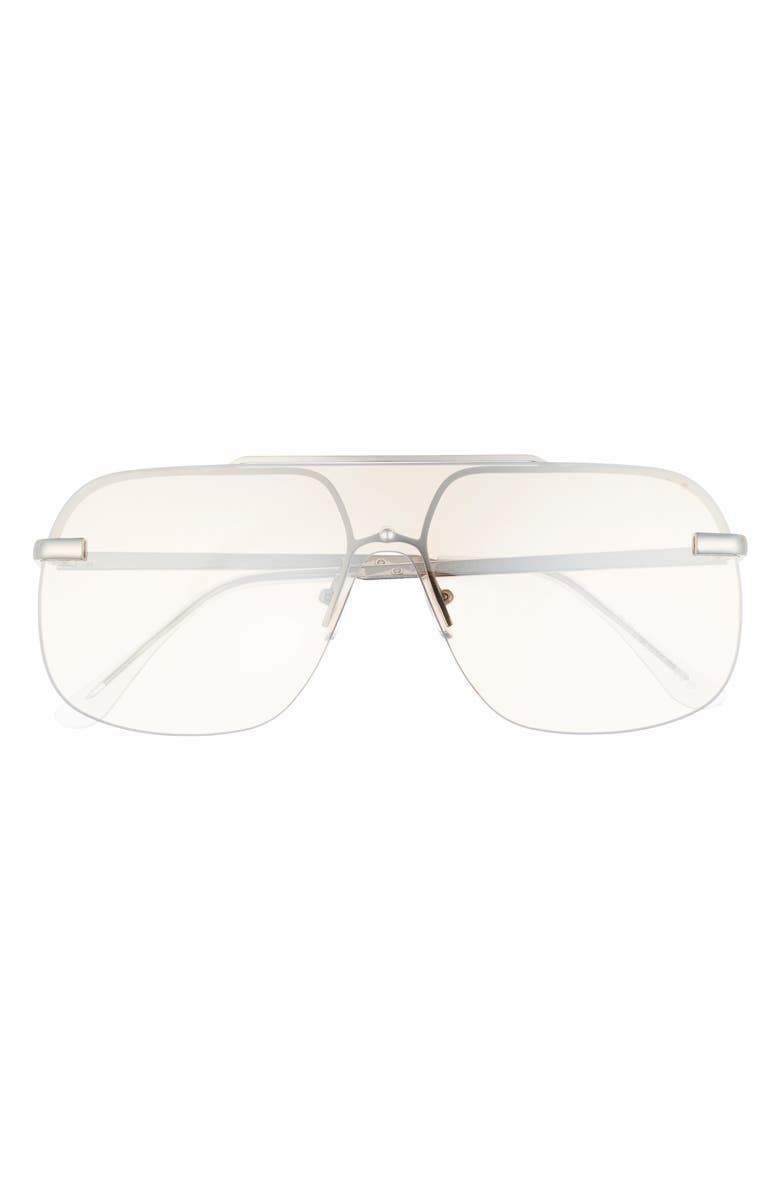 AIRE Venatici 137mm Aviator Sunglasses, Main, color, Silver