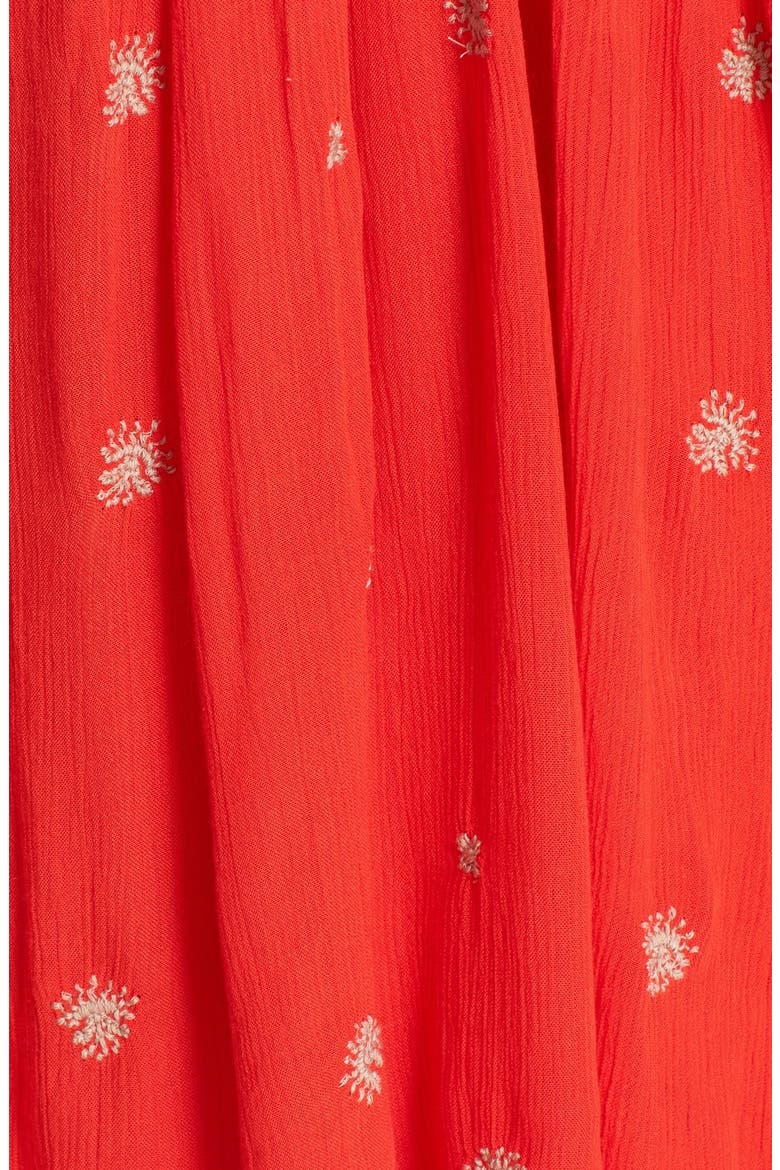 'Sweet Tennessee' Embroidered Minidress, Alternate, color, RED COMBO