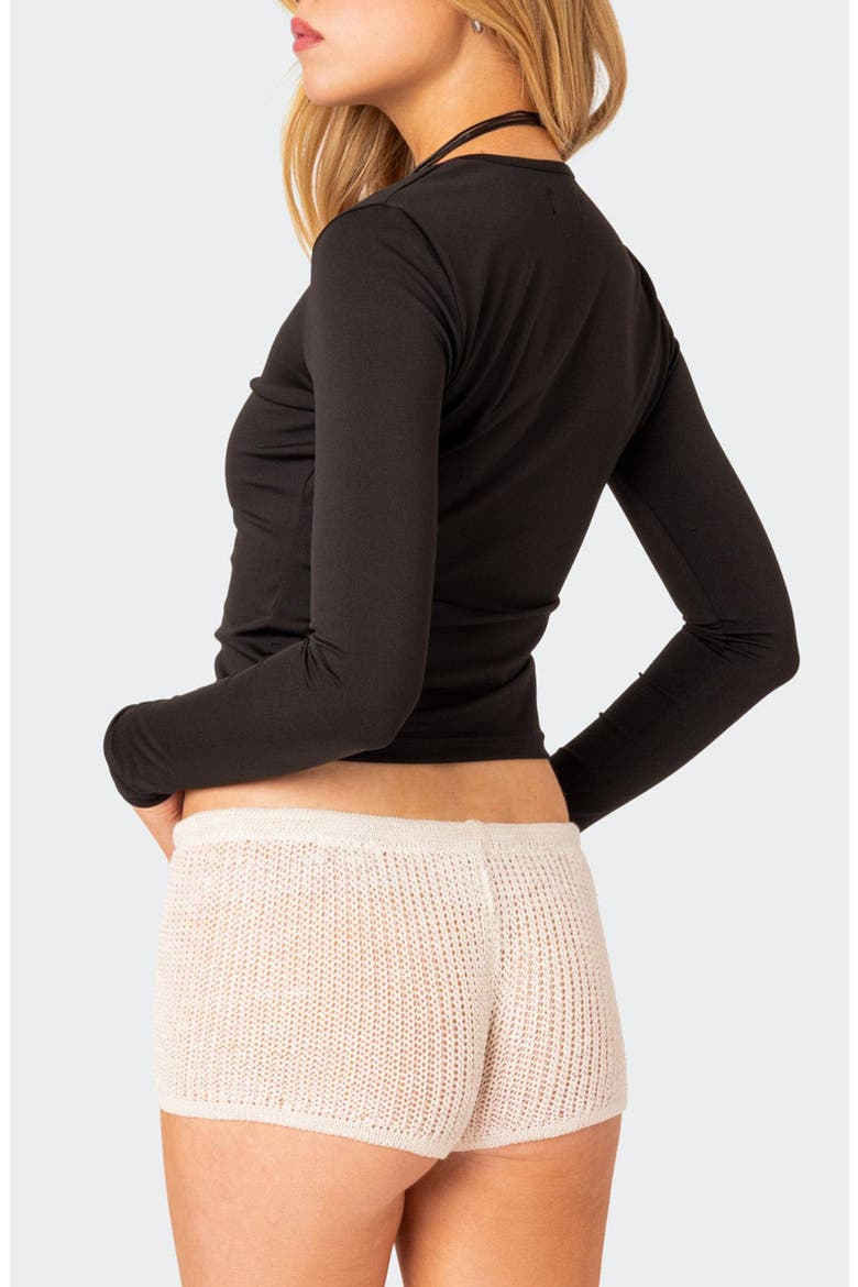 Tay Crop Top, Alternate, color, BLACK