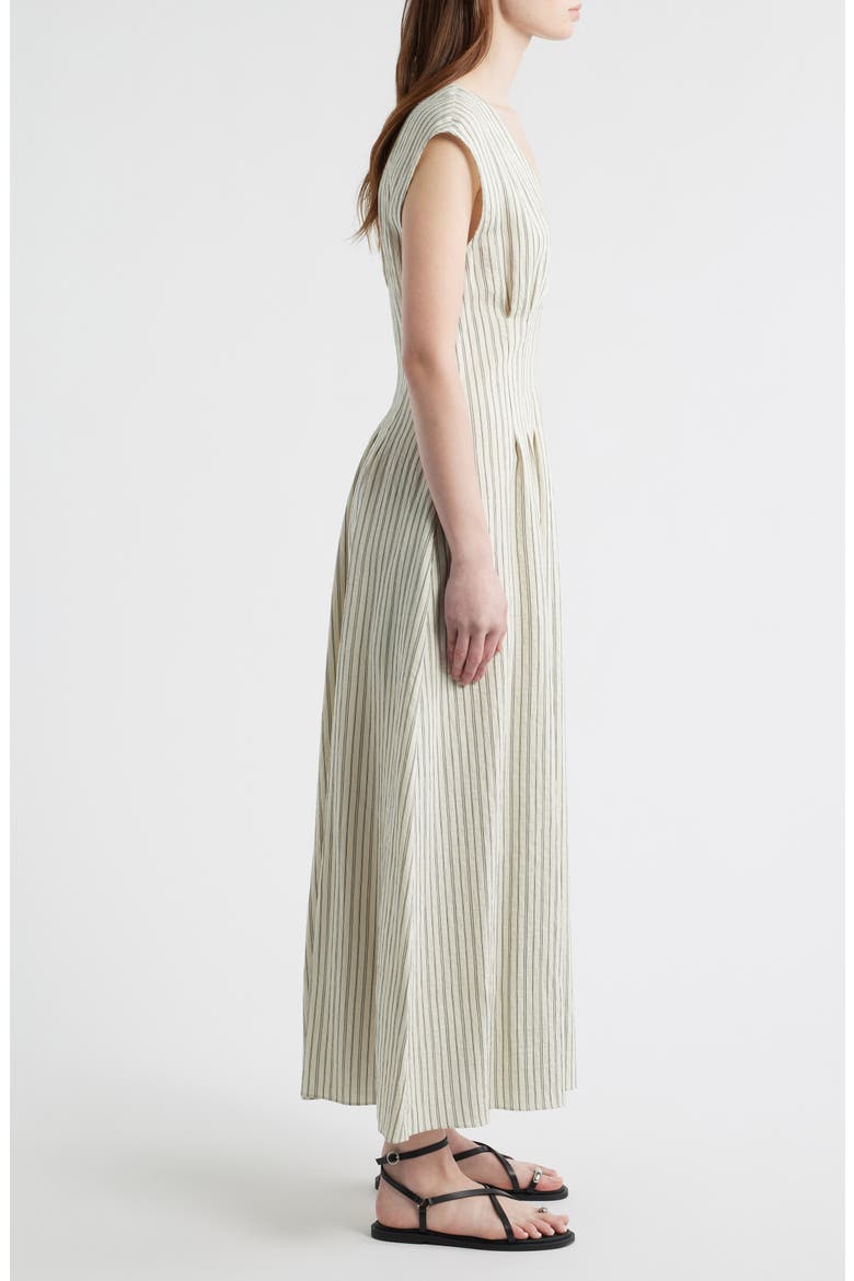 Ines Variegated Stripe Maxi Dress, Alternate, color, CREAM STRIPE