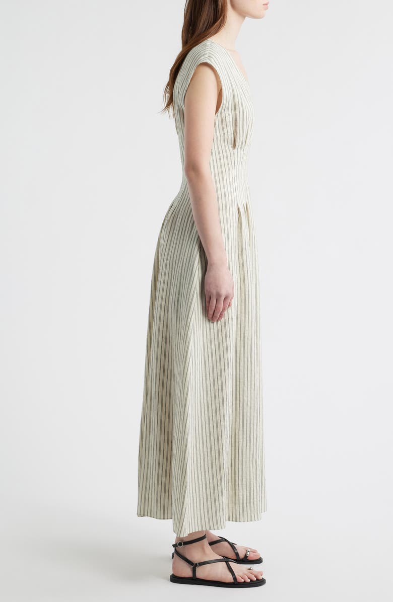 rag & bone Ines Variegated Stripe Maxi Dress, Alternate, color, Cream Stripe