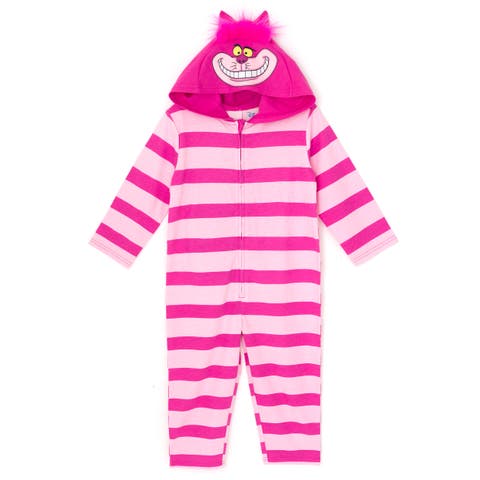 Alice in Wonderland Cheshire Cat Cosplay Hooded Coverall