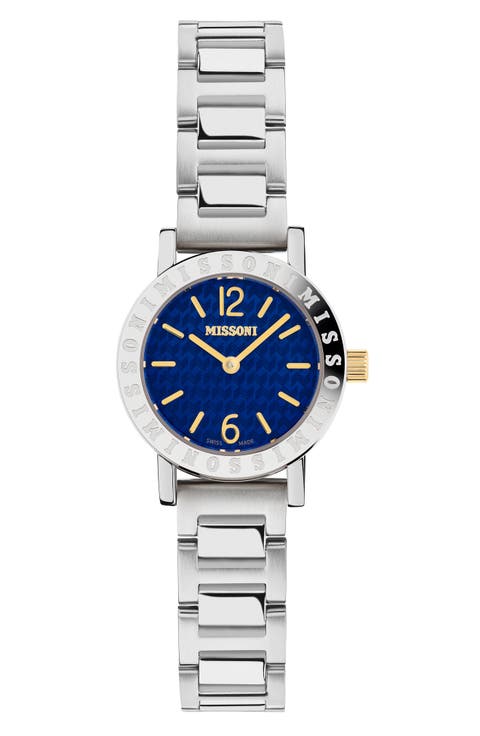 V-Neck Hardware One-Piece Swimsuit