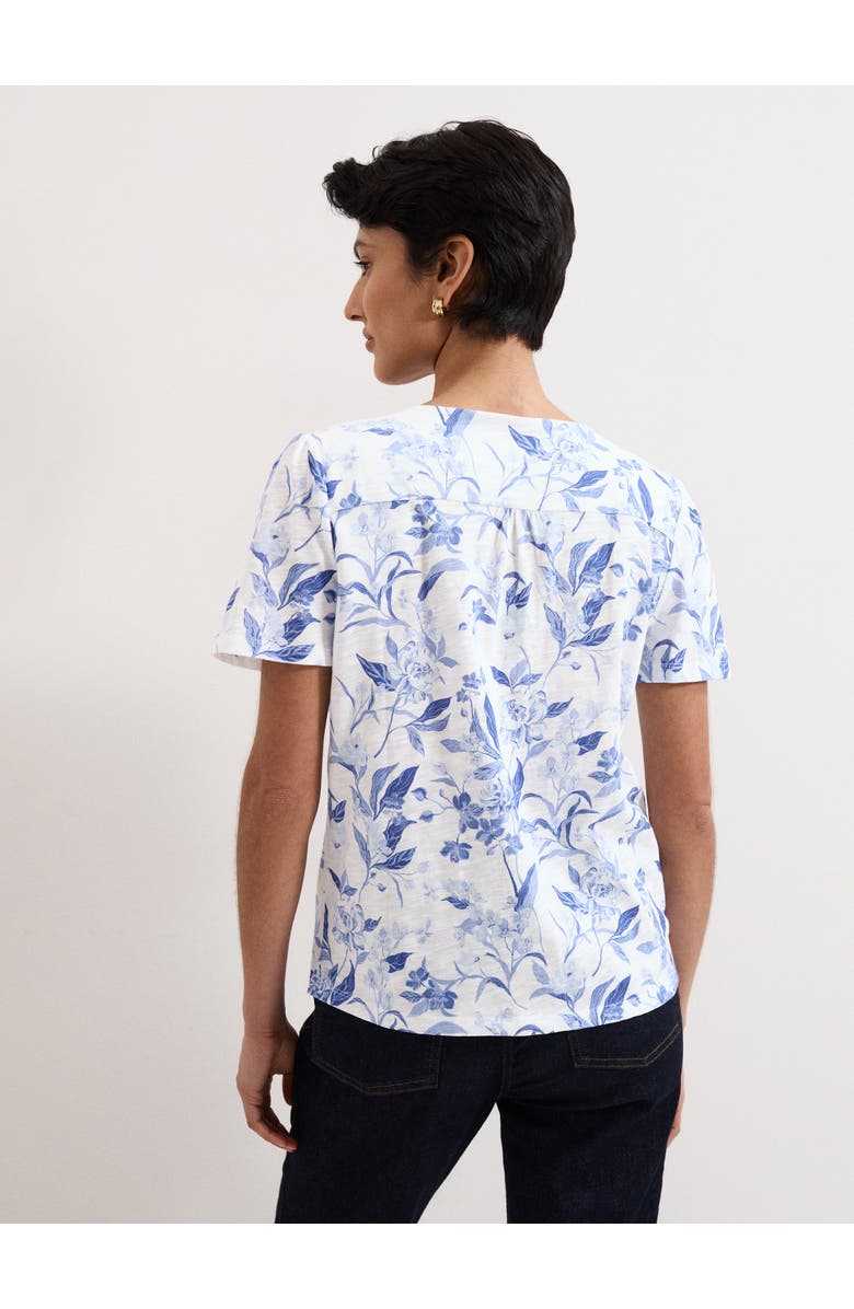 Phase Eight Lorenna V-Neck Short Sleeve Top, Alternate, color, Blue