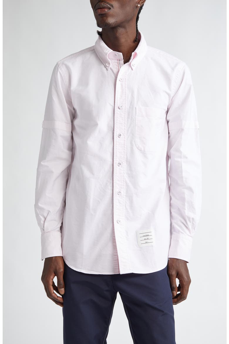 THOM BROWNE USA製 オックスフォード　ボタンダウンシャツ Straight Fit Cotton Oxford Button-Down Shirt (Men) | Nordstrom