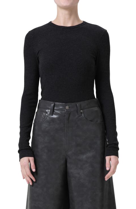 Delphi Slim Fit Ribbed T-Shirt