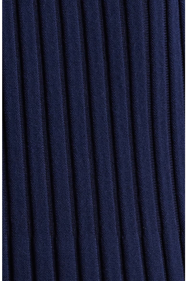 The Monroe Long Sleeve Rib Midi Sweater Dress, Alternate, color, NAVY