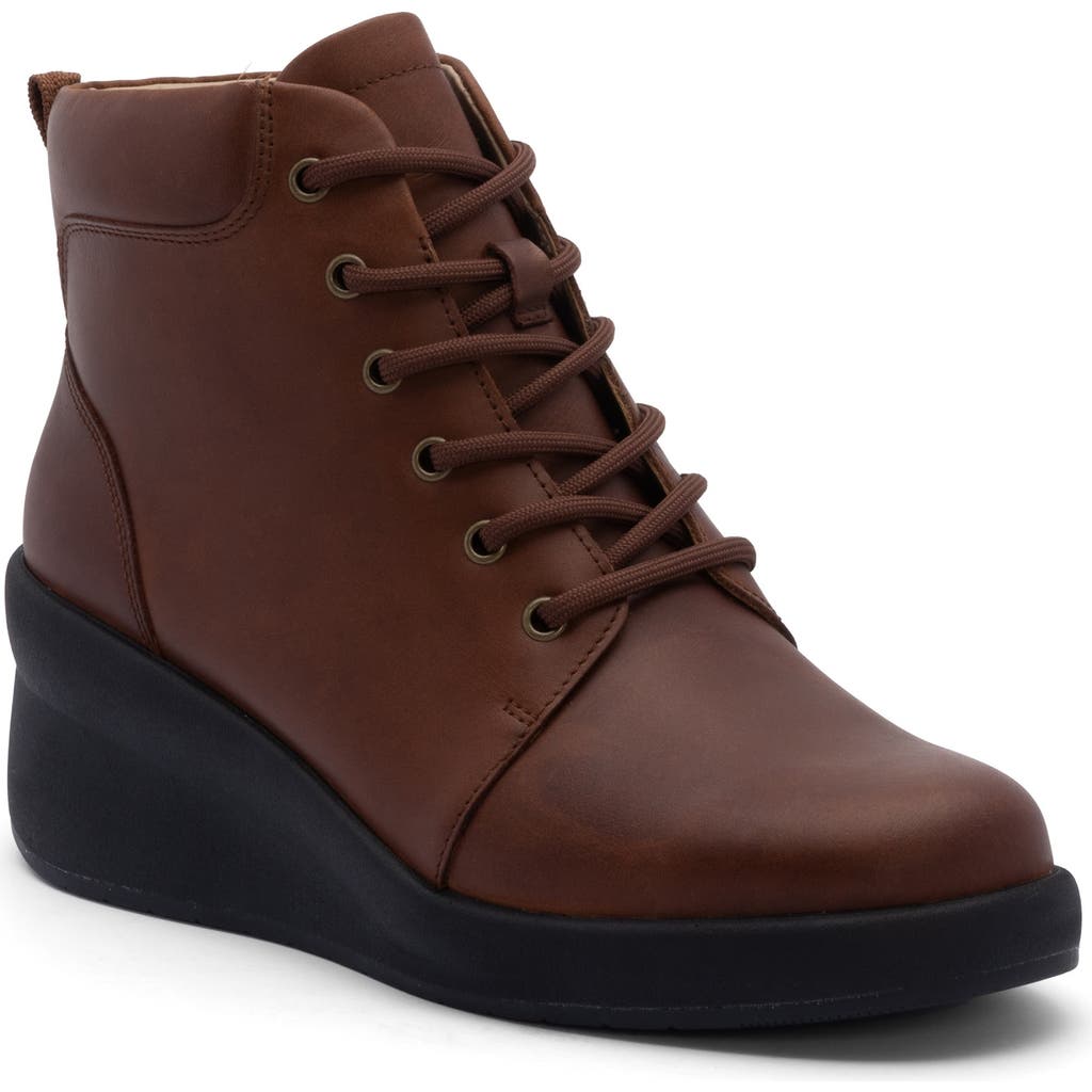 Abeo Passage Lace Up Boot In Dark Tan - Regular