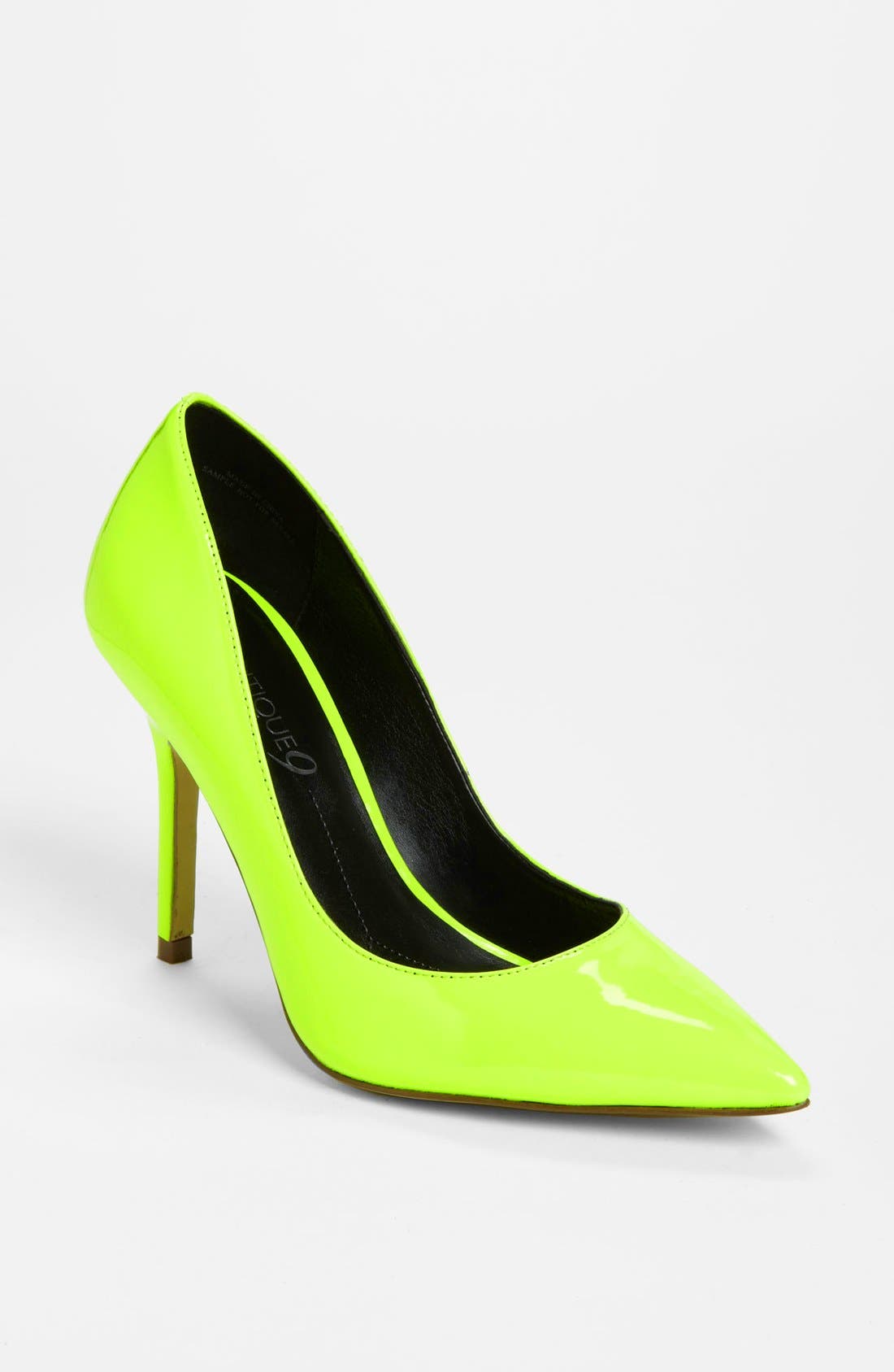 'Justine' Pump, Main, color, NEON YELLOW PATENT