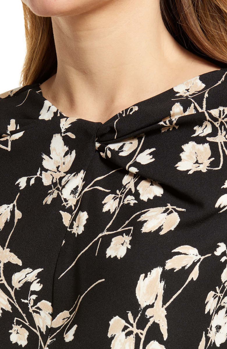 Nordstrom Twist Neck Blouse, Alternate, color,