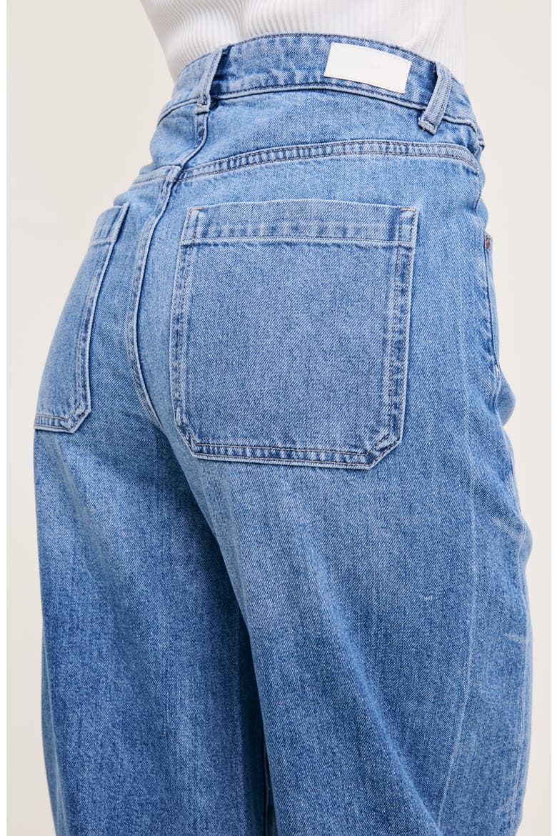 Miro High Waist Ankle Barrel Jeans, Alternate, color, MEADOW LAKE
