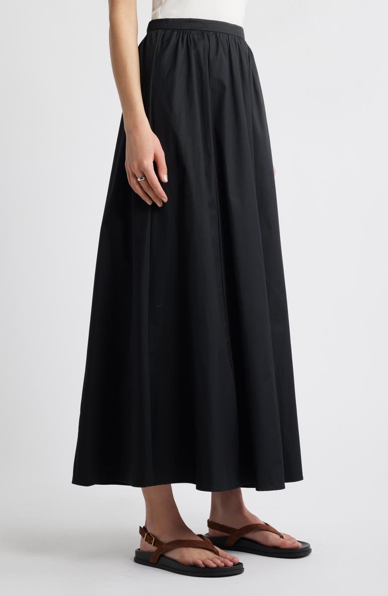 Cotton Poplin Maxi Skirt