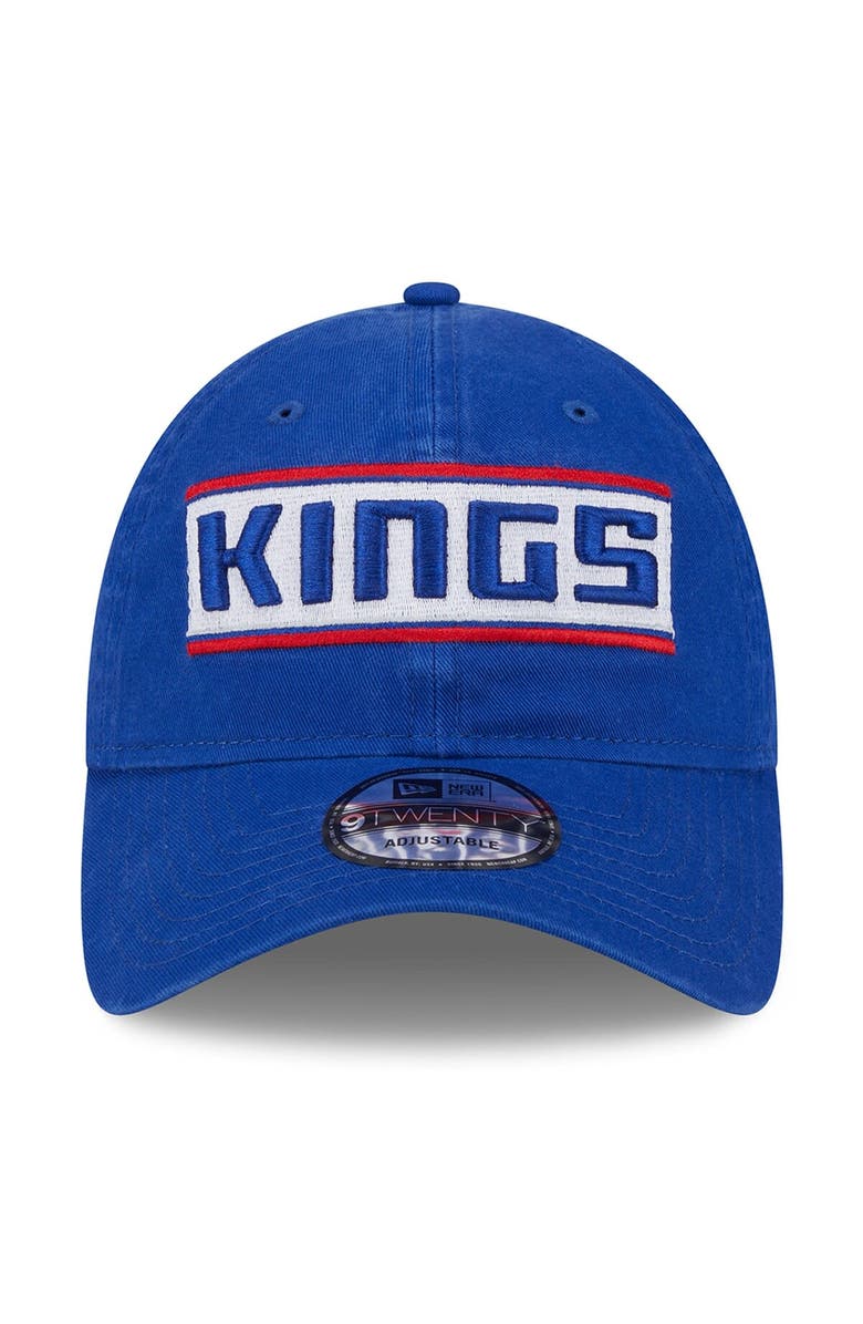 New Era Men's New Era Blue Sacramento Kings 2023/24 City Edition 9TWENTY Adjustable Hat, Alternate, color,