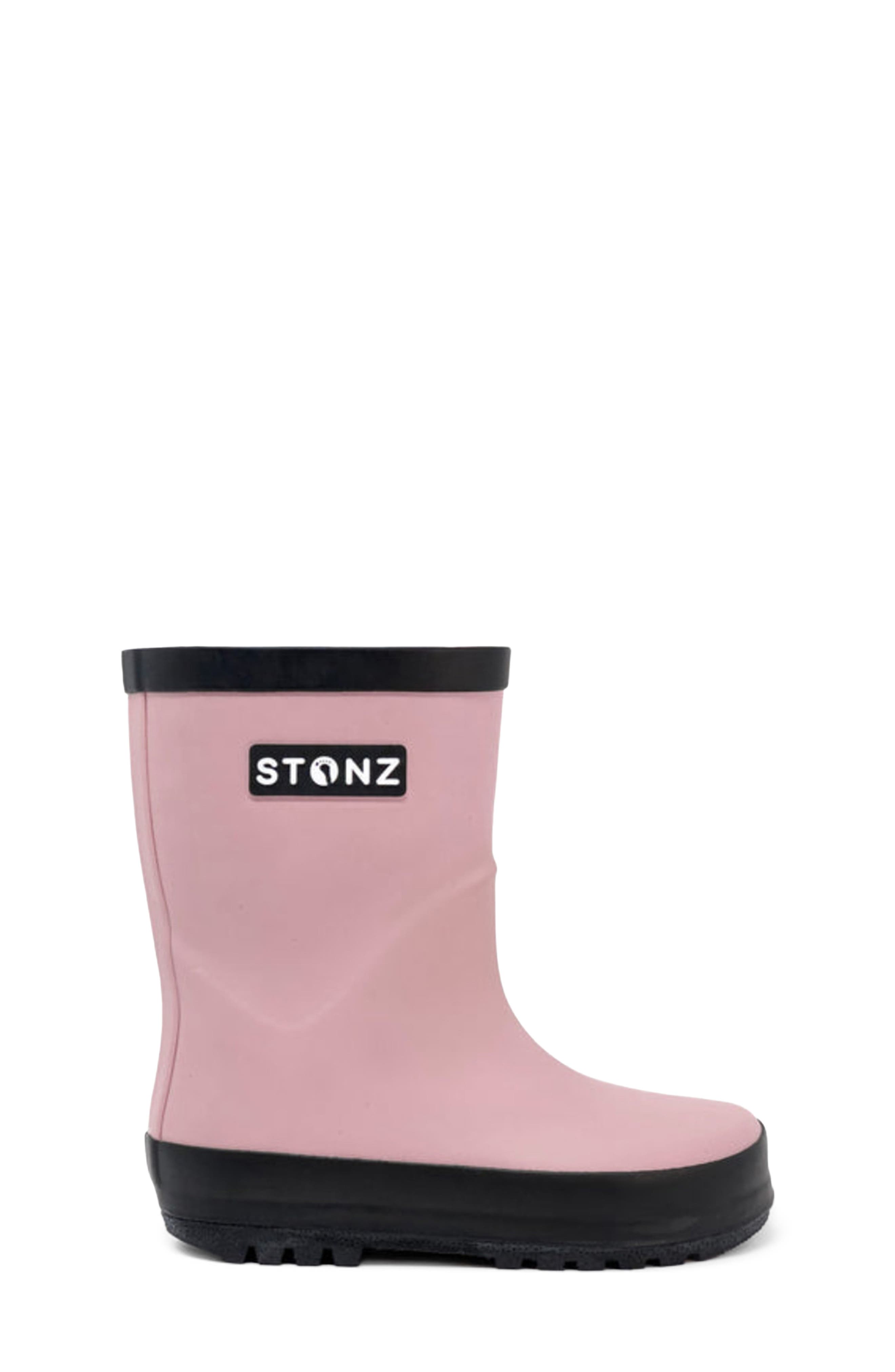 Kids' Waterproof Rain Boot, Alternate, color, HAZE PINK/ BLACK