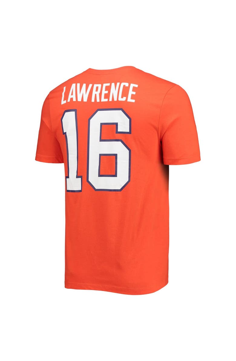 Nike Men's Nike Trevor Lawrence Orange Clemson Tigers Alumni Name & Number Team T-Shirt, Alternate, color, 