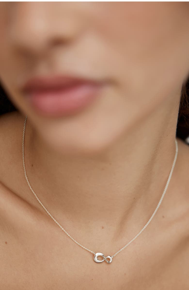 Monica Vinader Infinity Pendant Necklace, Alternate, color, 