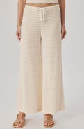 Splendid Marisol Mixed Stitch Wide Leg Pants